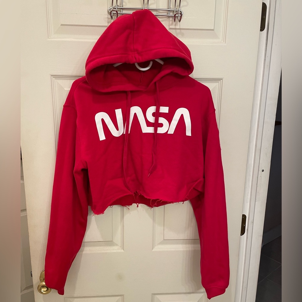 COPY - Girls NASA Crop Top Hoodie Size M